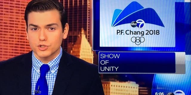 A Chicago ABC affiliate displayed the wrong graphic during its coverage of the Olympics, and P.F. Chang's has been having fun with it ever since.