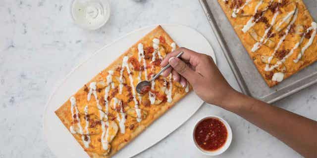 The recipes are designed to feed two people. Each kit costs just under $16.