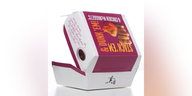 McDonalds 6 Chickens McNuggets box. McDonald's Corporation is the world's largest fast food chain.