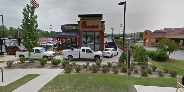 The manager at the Fayetteville Chick-fil-A said she was proud to be a part of the couple's special moment.