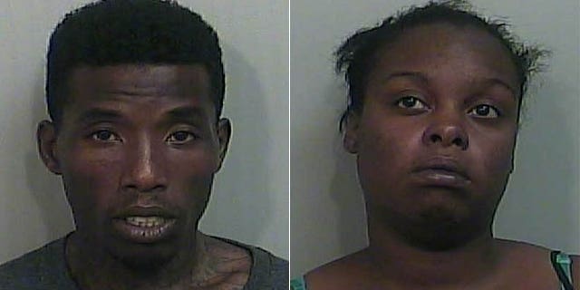 From the left, Vonta McClellan and India Kimble have been charged with capital murder in the death of the woman's five-year-old son.