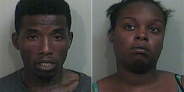From the left, Vonta McClellan and India Kimble have been charged with capital murder in the death of the woman's five-year-old son.