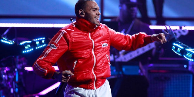 Sept. 20, 2013: Singer Chris Brown performs during the iHeartRadio Music Festival at the MGM Grand Garden Arena in Las Vegas, Nevada.