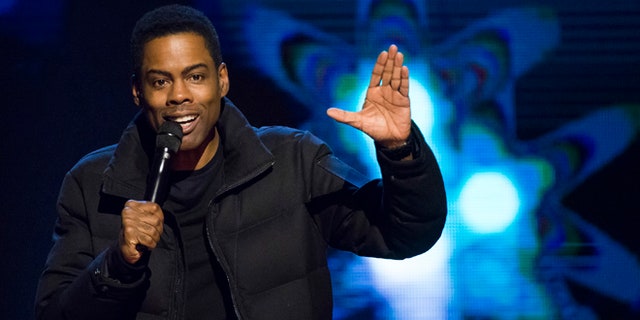 Feb. 28, 2015. Chris Rock appears onstage at Comedy Central's "Night of Too Many Stars: America Comes Together for Autism Programs" in New York.