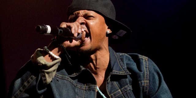 Feb. 23, 2013: Chris Kelly of Kris Kross performs on stage at the Fox Theatre in Atlanta during the So So Def 20th Anniversary Concert.