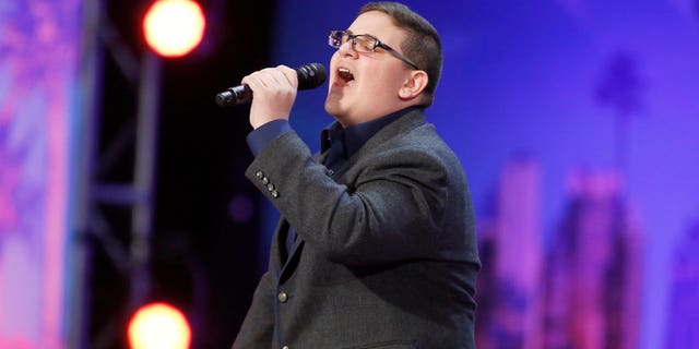 Christian Guardino performs on "America's Got Talent," shocking the judges and crowd alike.