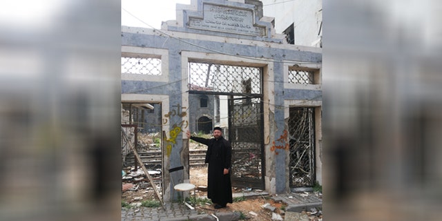 Remains of St. Mary's, Syrian Orthodox church in Homs, Syria. (Aid to the Church in Need-US)