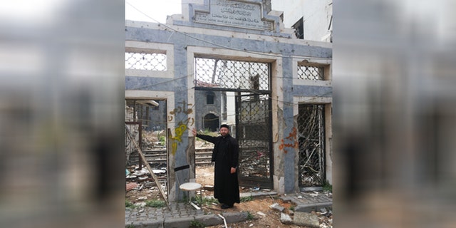 Remains of St. Mary's, Syrian Orthodox church in Homs, Syria. (Aid to the Church in Need-US)