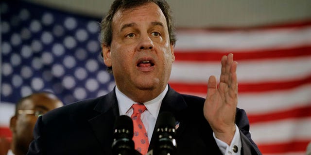Jan. 16, 2014: New Jersey Gov. Chris Christie addresses a gathering of home owners in Manahawkin, N.J., who were affected by last year's Superstorm Sandy.