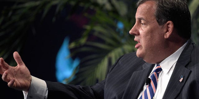 June 2, 2015: New Jersey Gov. Chris Christie answers a question during the Economic Growth Summit in Lake Buena Vista, Fla.