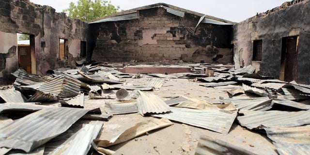 This church in Damasak, Nigeria, was destroyed by Muslim terrorists in March of last year.