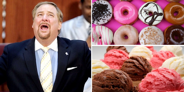 Rick Warren, pastor of Saddleback Church, is preaching to keep unhealthy things like donuts and ice cream out of parishioners' diets.