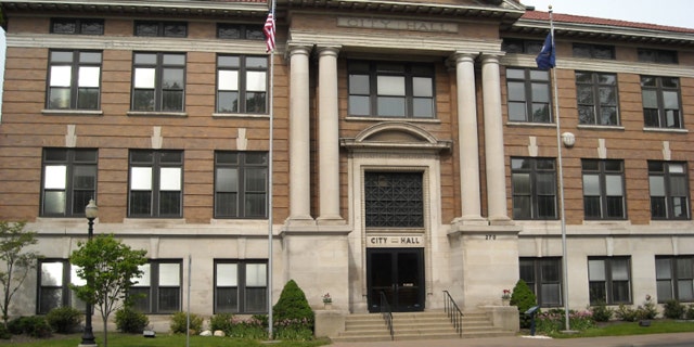 City Hall in Holland., Mich., where some residents have called for an anti-discrimination ordinance based on sexual orientation and gender identity in housing, education and employment.
