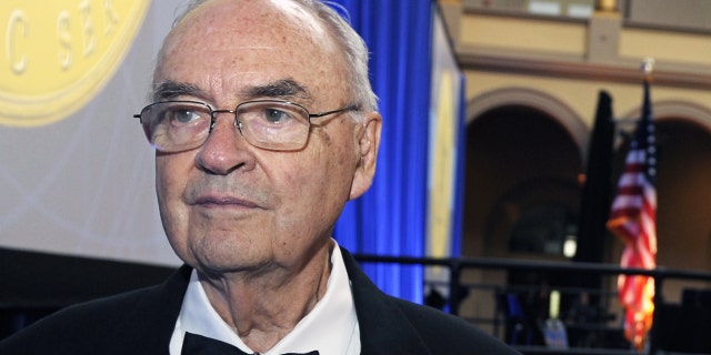 FILE- In this June 21, 2011, file photo, former Sen. Harris Wofford attends the National Building Museum for the Jefferson Awards for Public Service in Washington.