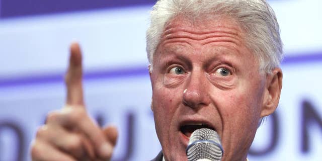 Former President Bill Clinton speaks at the 2011 Fiscal Summit in Washington, Wednesday, May 25, 2011. (AP Photo/Jacquelyn Martin)