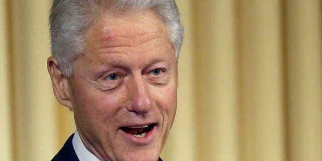 July 17, 2013: Former President Bill Clinton is shown speaking in Washington.