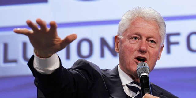 Former President Bill Clinton speaks at the 2011 Fiscal Summit on Solutions for America's future in Washington May 25.