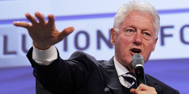Former President Bill Clinton speaks at the 2011 Fiscal Summit on Solutions for America's future in Washington May 25.