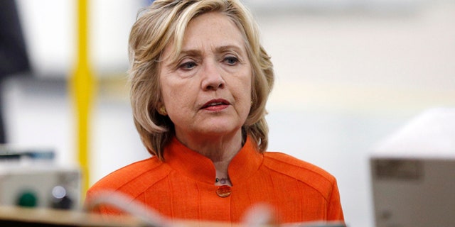Aug 18, 2015: Democratic presidential candidate Hillary Rodham Clinton tours the Carpenters International Training Center in Las Vegas. (AP)