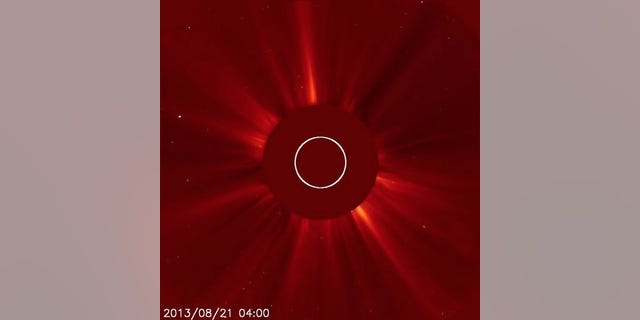 On August 21, 2013 at 1:24 am EDT, the Sun erupted with another Earth-directed coronal mass ejection, or CME, a solar phenomenon that can send billions of tons of particles into space and reach Earth one to three days later.