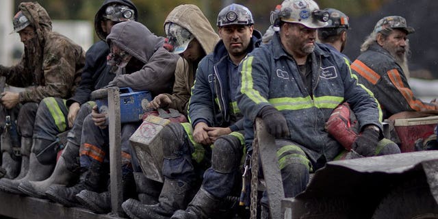 Coal miners in West Virginia.