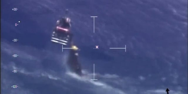 The Coast Guard on Wednesday rescued a Navy pilot who had crash-landed off the coast of Key West.