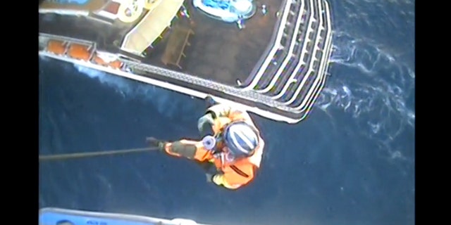 Rescue teams from the U.S. Coast Guard were dispatched twice to the same Carnival Cruise Line ship on Tuesday to rescue two separate women.