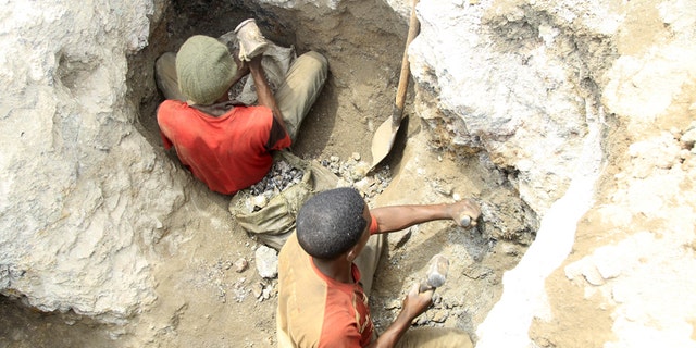Nov. 25, 2015: A cobalt mine pit in Tulwizembe, Katanga province, Democratic Republic of the Congo.