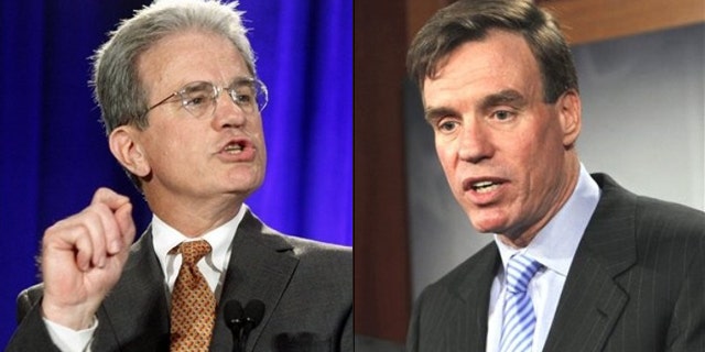 Shown here are Sen. Tom Coburn, left, and Sen. Mark Warner.
