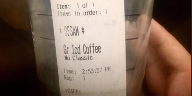 A Starbucks customer with a speech impediment is calling out the barista for mocking his stutter.