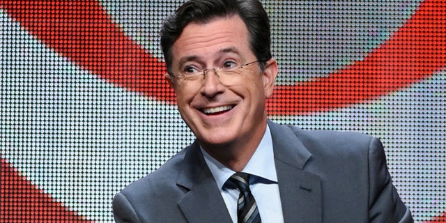 Stephen Colbert gleefully responded to insults hurled his way by President Trump.