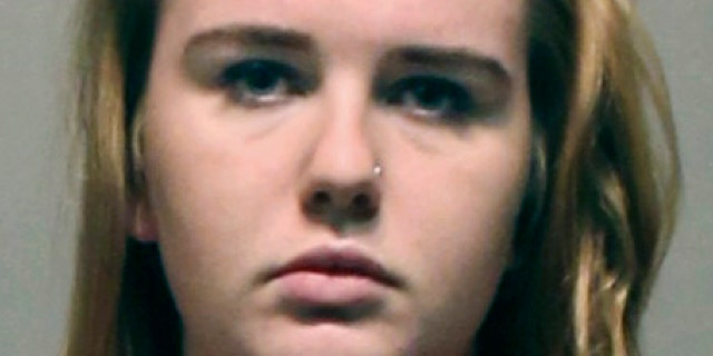 This booking photo released Wednesday, Nov. 1, 2017, by the West Hartford Police Department shows University of Hartford student Brianna Brochu, charged with smearing body fluids on her roommate's belongings in West Hartford, Conn.