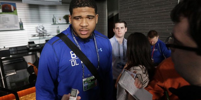 La’el Collins is considered one of the top prospects in Thursday's NFL draft. Baton Rouge police reportedly want to question him after a pregnant woman's murder. He is not a suspect.