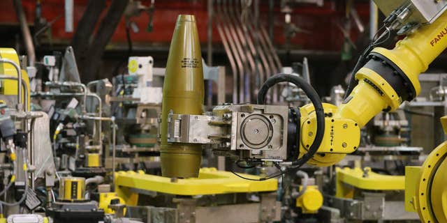 Jan. 29, 2015: Robots are remotely controlled to to handle inert simulated chemical munitions used for training at the Pueblo Chemical Depot, east of Pueblo, in southern Colorado.