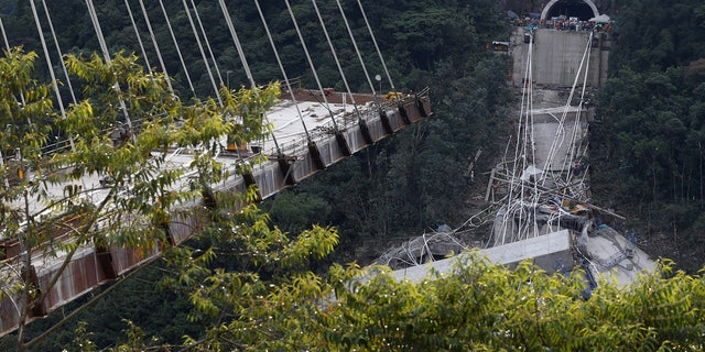 A partially-constructed bridge collapsed in Colombia, killing 10 workers and injuring several others.