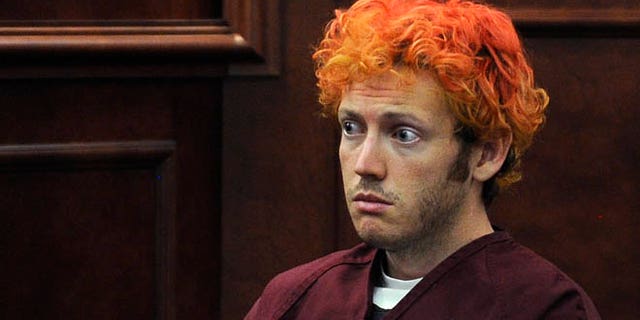 James Holmes convicted of the murder of 12 people and the attempted murder of 70 others in the 2012 Aurora shooting at a Century movie theater in Aurora, Colorado.