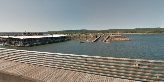 A naked man who was found swimming in the Columbia River near Kalama, Wash. on Monday told police "God has my back" before being rescued.