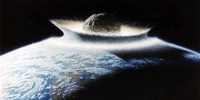 Observing a nearby star system, astronomers may be witnessing an event similar to what happened in our solar system 4 billion years ago, in which comets were believed to have delivered water and organic molecules to Earth, as imagined in this artist illustration.