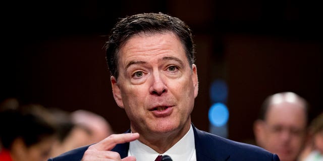 The former FBI director James Comey. James Rybicki was Comey's chief of staff, continuing in the role under Wray.