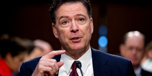The former FBI director James Comey. James Rybicki was Comey's chief of staff, continuing in the role under Wray.
