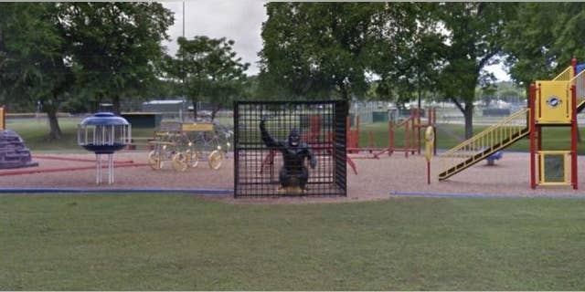 The gorilla statue that was removed earlier this week will be put back in the park.