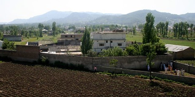 Shown here is a view of Usama bin Laden's compound in Abbottabad, Pakistan, on May 3, 2011.