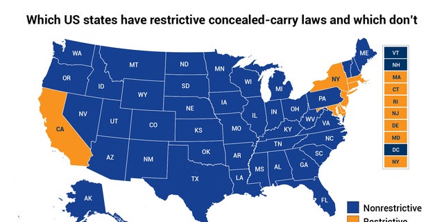 Concealed Carry By State Map