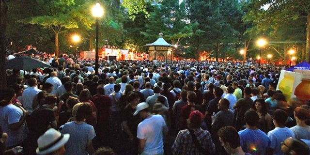 Visitors and residents alike make the most of the summer weather when they treat themselves to local music performances in picturesque Rittenhouse Square. Sponsored by Philadelphia Weekly, the free Wednesday night concerts are the perfect excuse for a picnic in the park with friends.