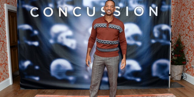 Dec. 14, 2015 - Actor Will Smith at a media event for the film "Concussion" in New York. (AP)