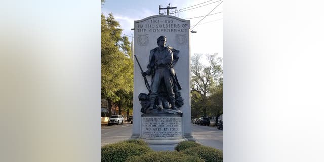 Protesters want this Confederate monument in Wilmington, N.C. to be taken down.