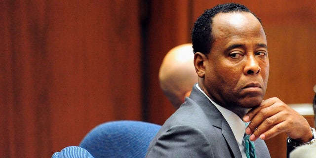 October 13, 2011. Dr. Conrad Murray sits in court during his trial in the death of pop star Michael Jackson, in Los Angeles, Calif.