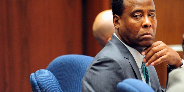 October 13, 2011. Dr. Conrad Murray sits in court during his trial in the death of pop star Michael Jackson, in Los Angeles, Calif.