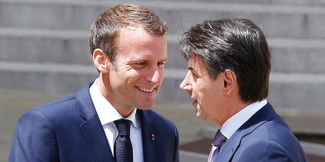 French President Emmanuel Macron and Italian Prime Minister Giuseppe Conte met this week.