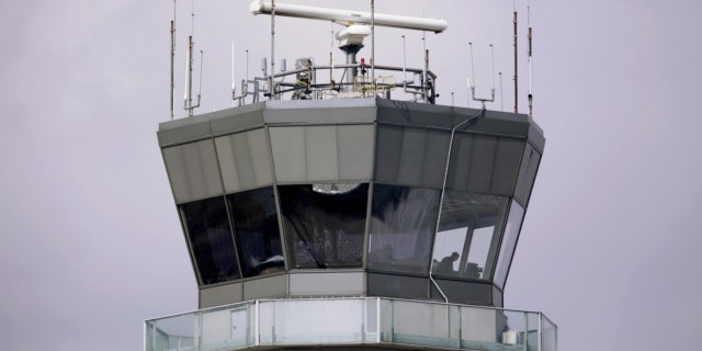 March 12, 2013: This photo shows the air traffic control tower at Chicago's Midway International Airport.